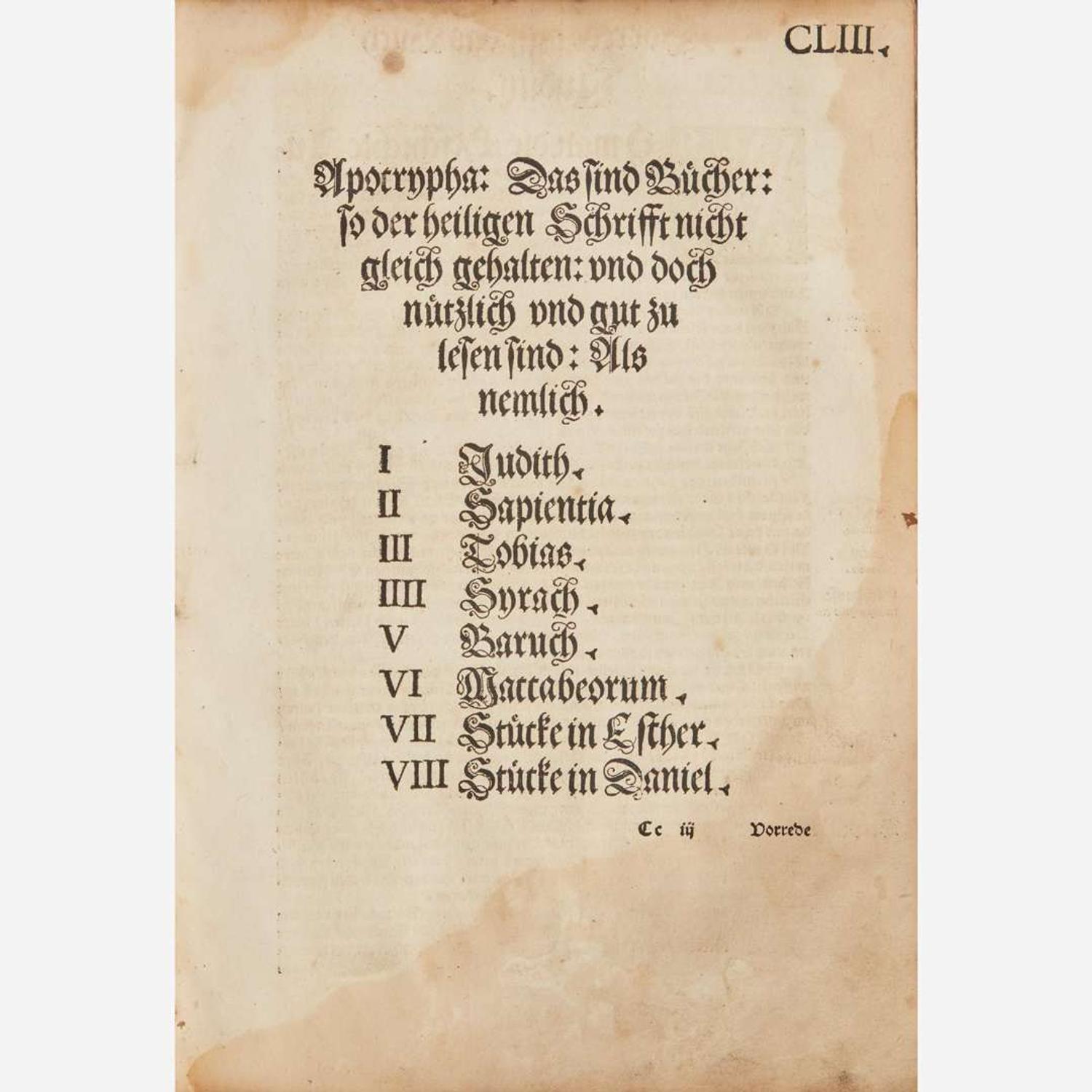 [Early Printing] Luth(er)., Mart(in). Die Propheten alle Deudsch...