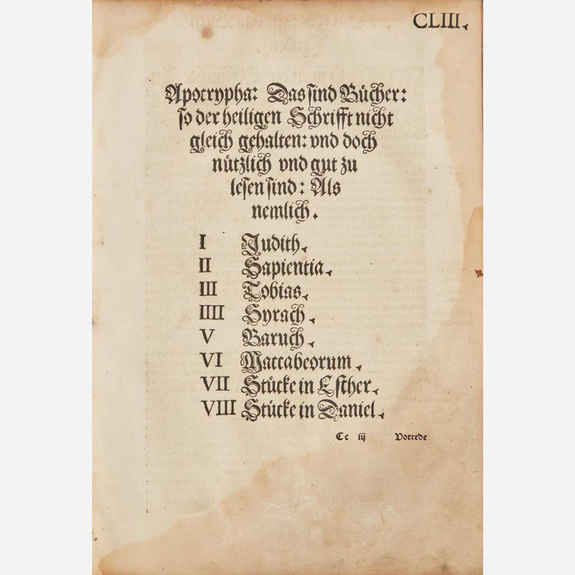 [Early Printing] Luth(er)., Mart(in). Die Propheten alle Deudsch...