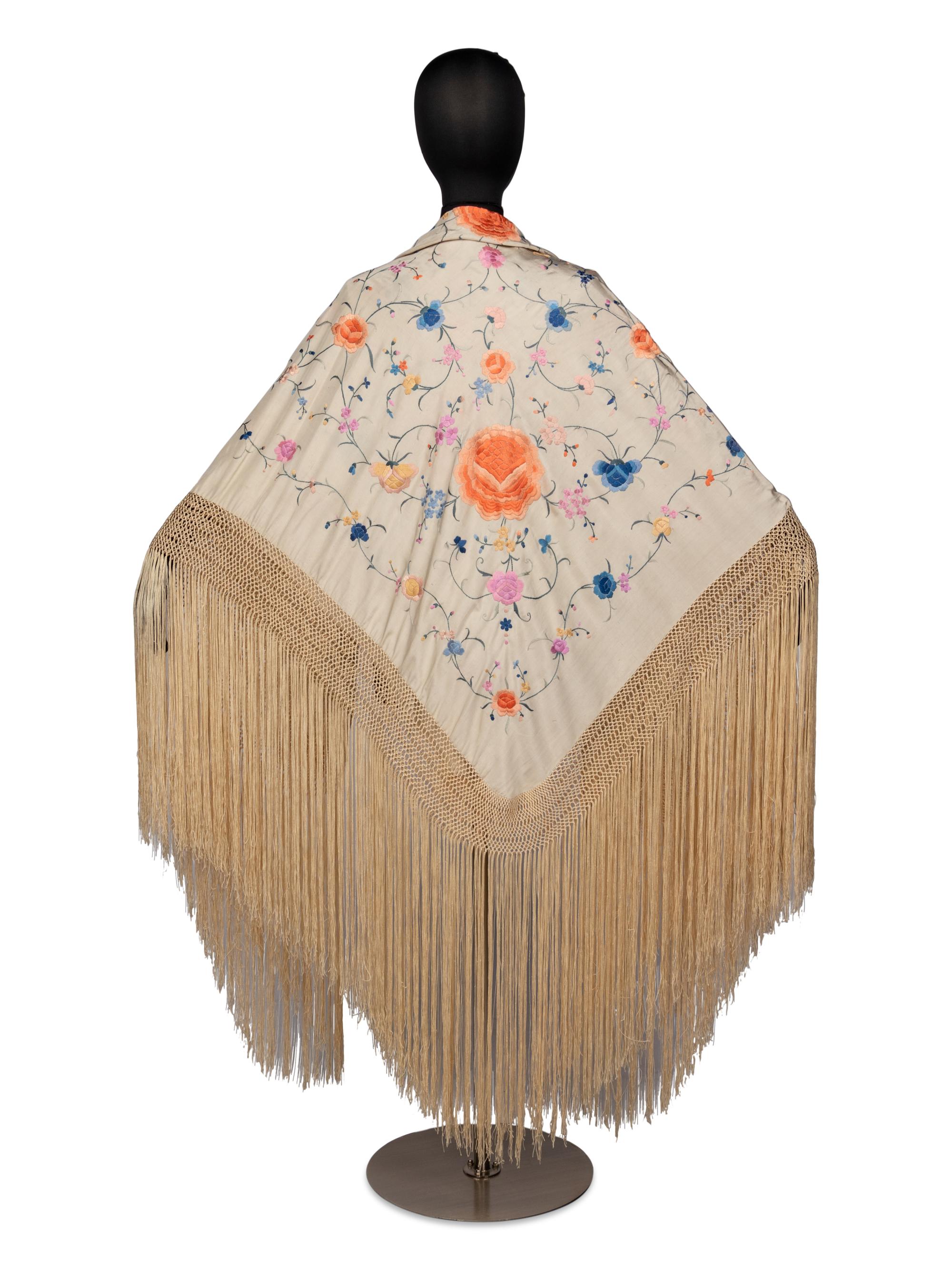 Embroidered Shawl, 1920-30s