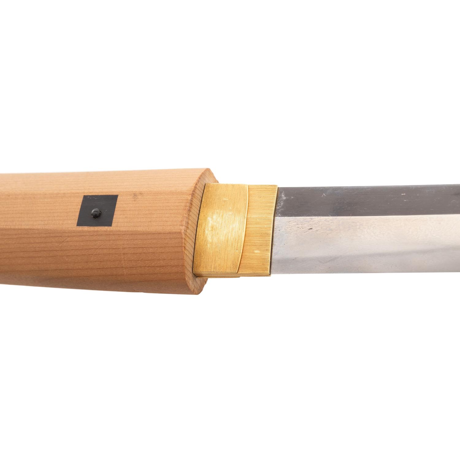 Japanese Katana Signed "Kuninaga" with Outstanding Hamon in Shira Saya