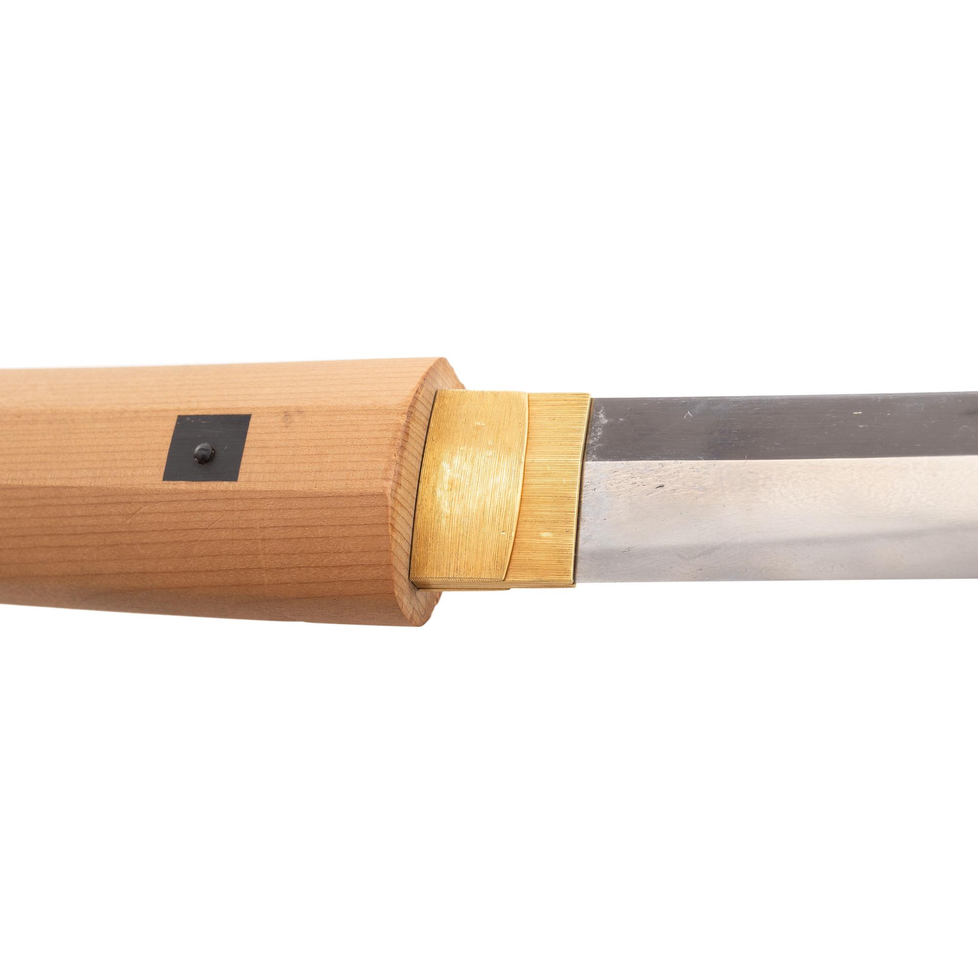Japanese Katana Signed "Kuninaga" with Outstanding Hamon in Shira Saya