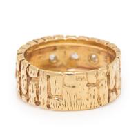 Yellow Gold and Diamond Ring