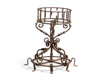 A Cast Iron Garden Jardiniere Stand