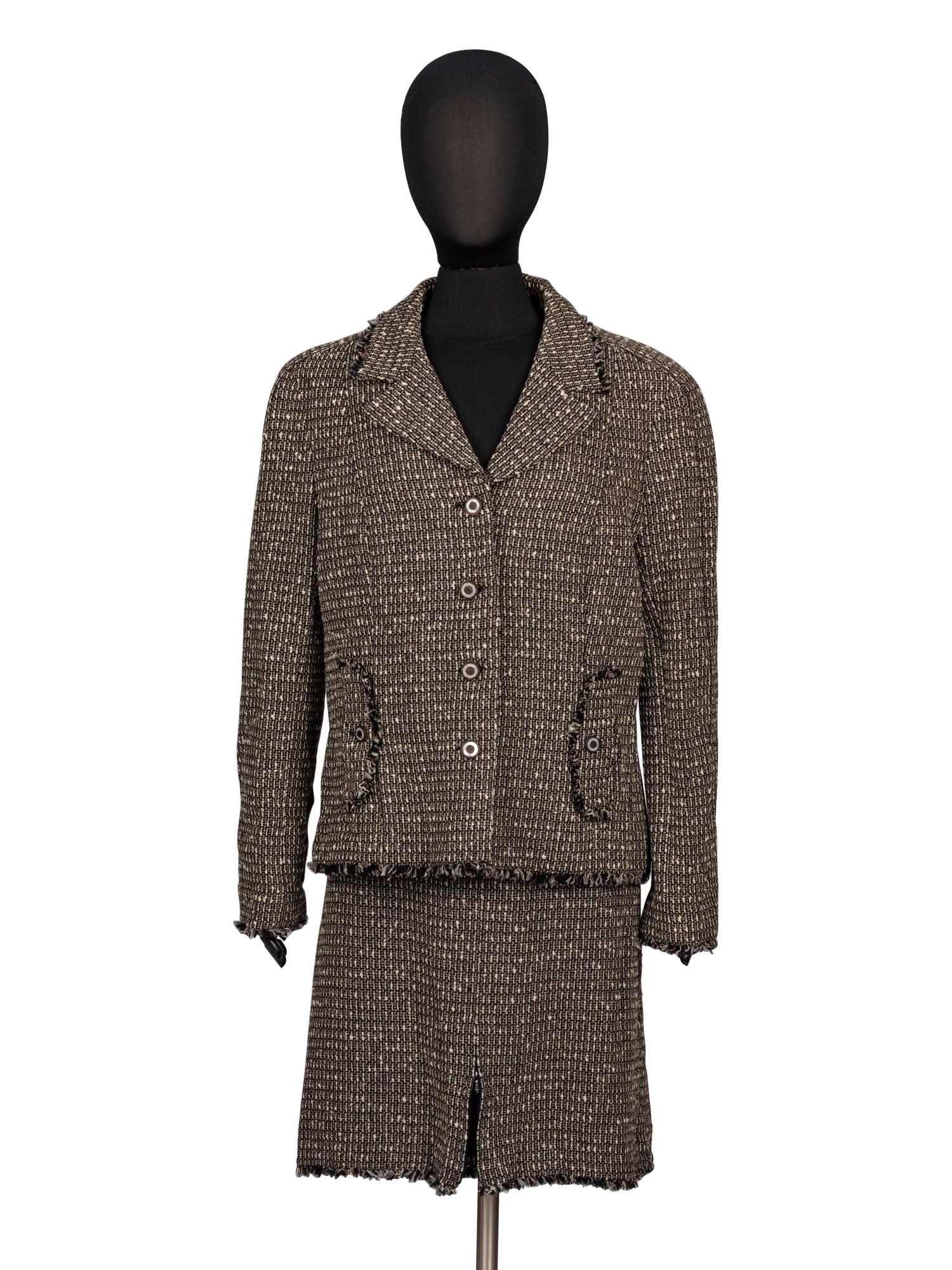 Chanel, Bouclé Tweed Skirt Suit