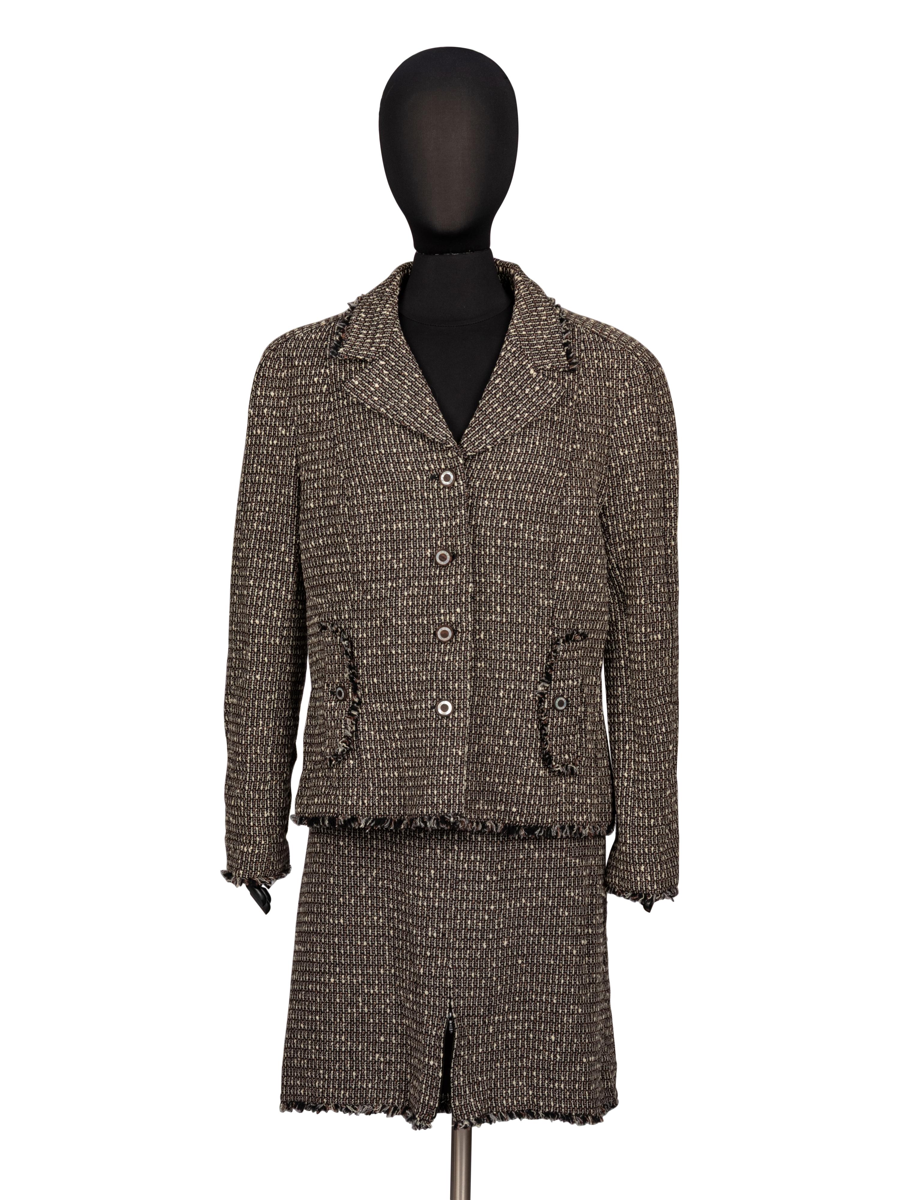 Chanel, Bouclé Tweed Skirt Suit