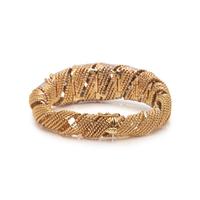 YELLOW GOLD AND DIAMOND BRACELET