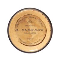 A Sand Art Bottle, Andrew Clemens (1857-1894), McGregor, Iowa, Dated 1888