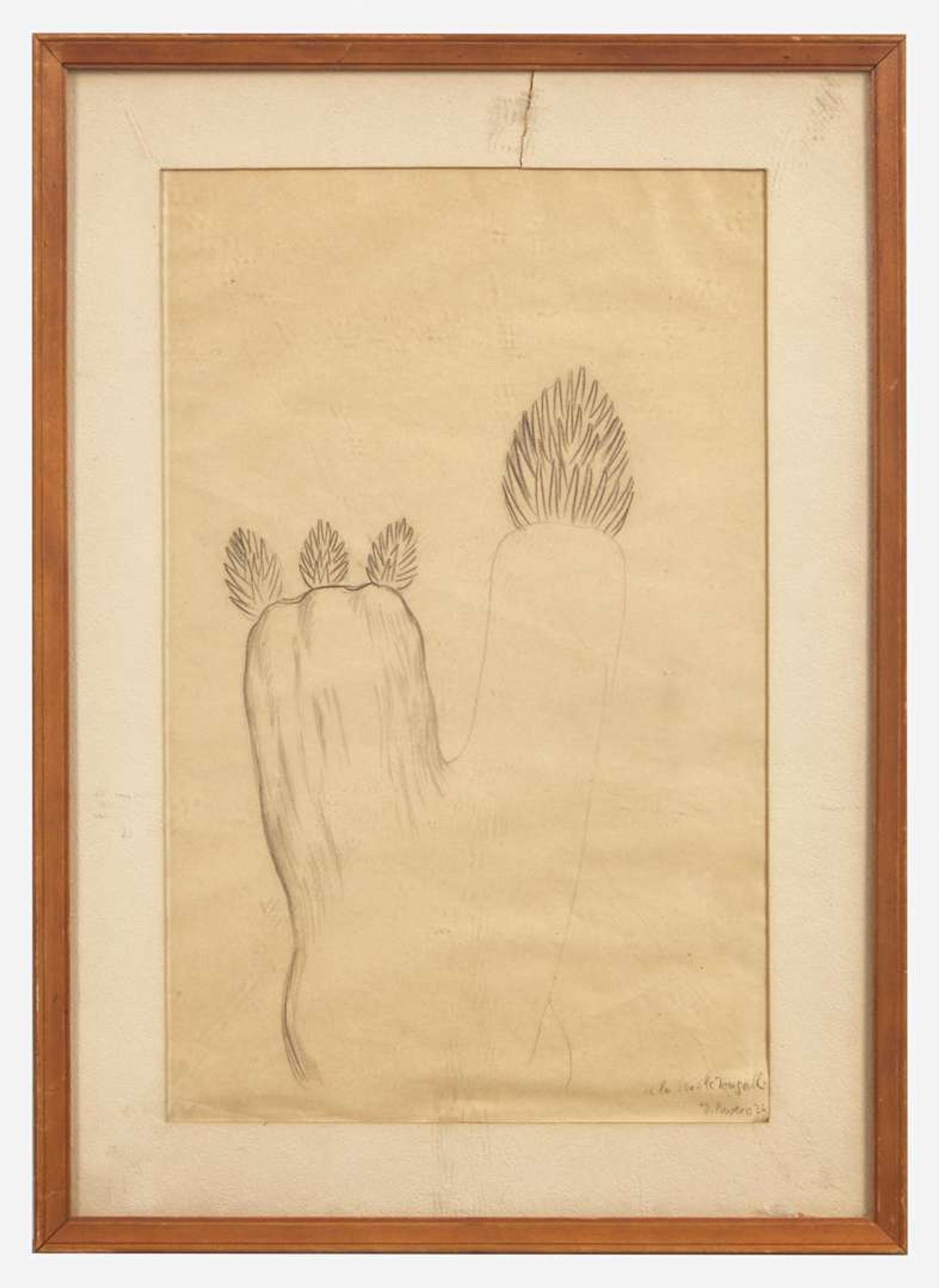 Diego Rivera (Mexican, 1886-1957) - Cactus