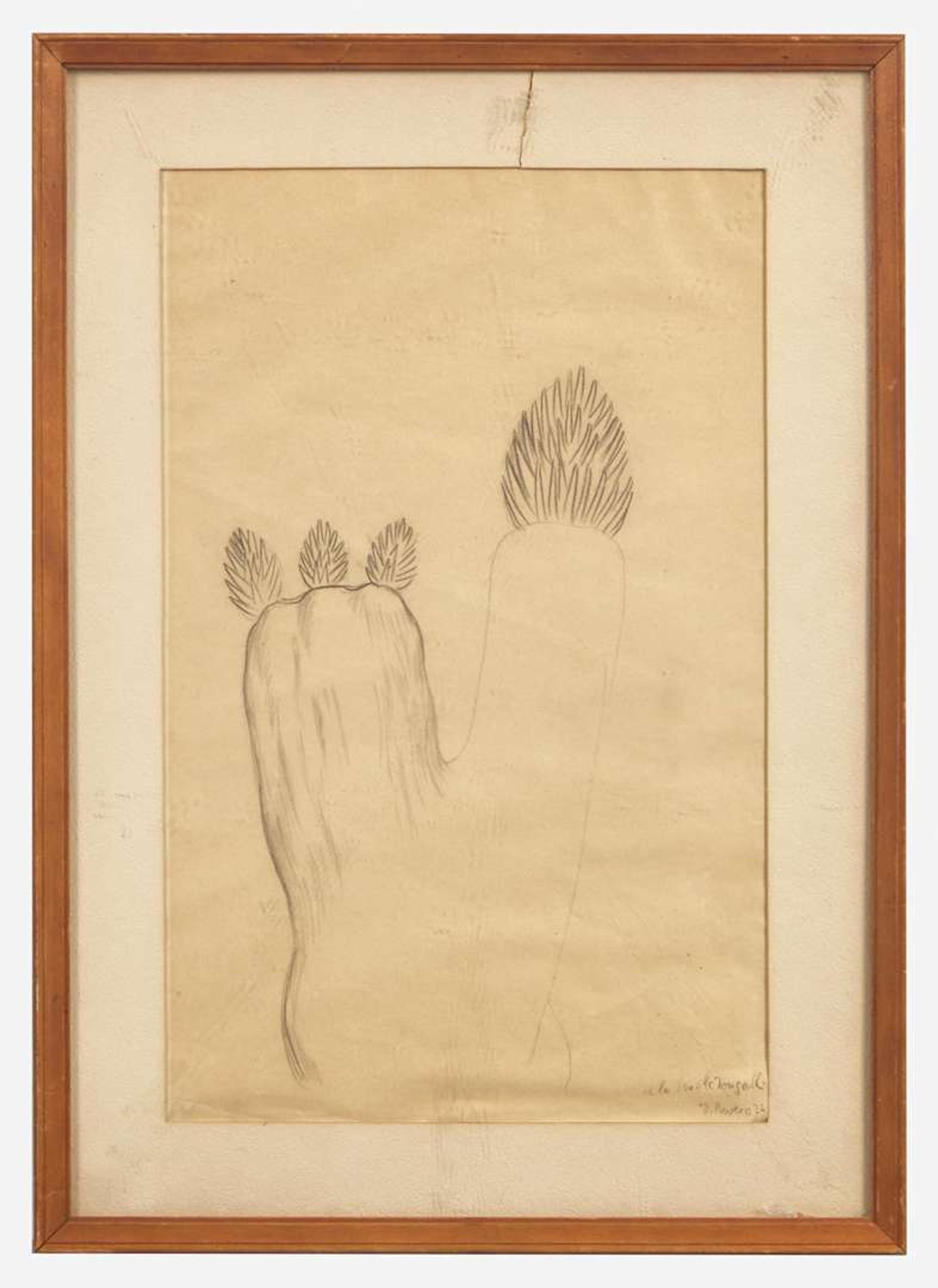 Diego Rivera (Mexican, 1886-1957) - Cactus