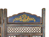 An Indian Pierce-Carved and Painted Four Panel Floor Screen — LATE 19TH/EARLY 20TH CENTURY