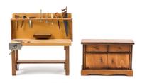 Two Furniture Articles Height of first 5 1/2 inches.