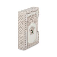 S.T. DUPONT, FRANCE, MOTHER-OF-PEARL AND LAQUER 'TAJ MAHAL' LIGHTER