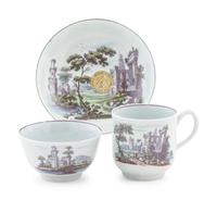 Three Pieces of Worcester Porcelain — C. 1775-80