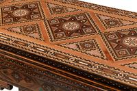 A Levantine Bone and Abalone-Inlaid Mosaic Backgammon Table