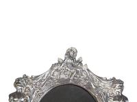 An Art Nouveau Chased Silver Picture Frame — First Half 20th Century
