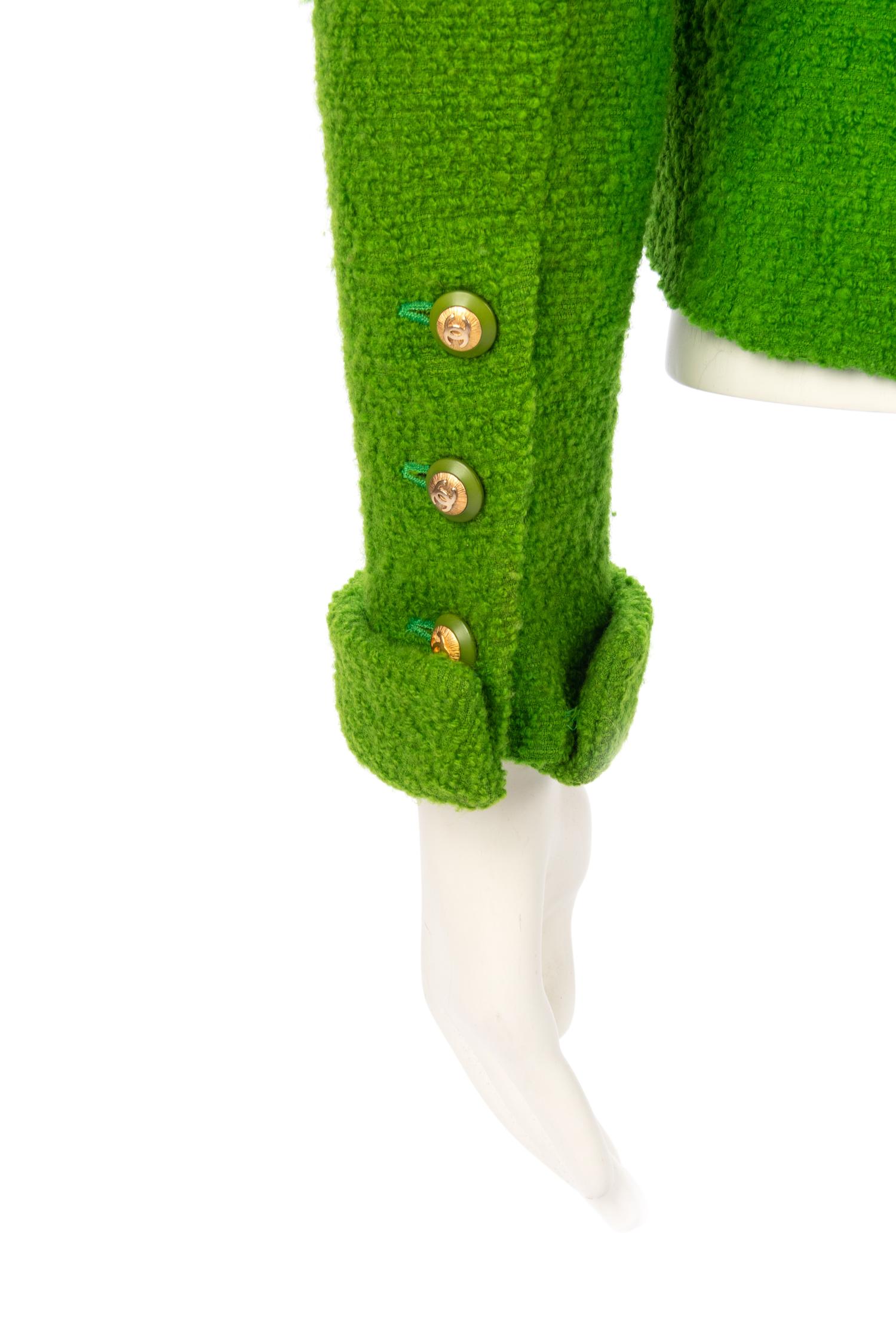 Chanel Green Suit Jacket, 1993
