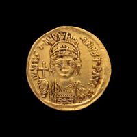 [ANCIENTS] BYZANTINE EMPIRE. Justinian I (c. 542-560 AD). Av Solidus (4.4g, 20mm)
