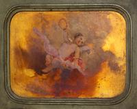 An Italian Painted Marble-Top Side Table