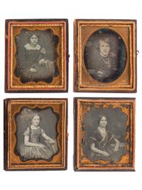 [EARLY PHOTOGRAPHY]. ANSON, Rufus P., photographer. A group of 14 daguerreotypes by Anson, including: