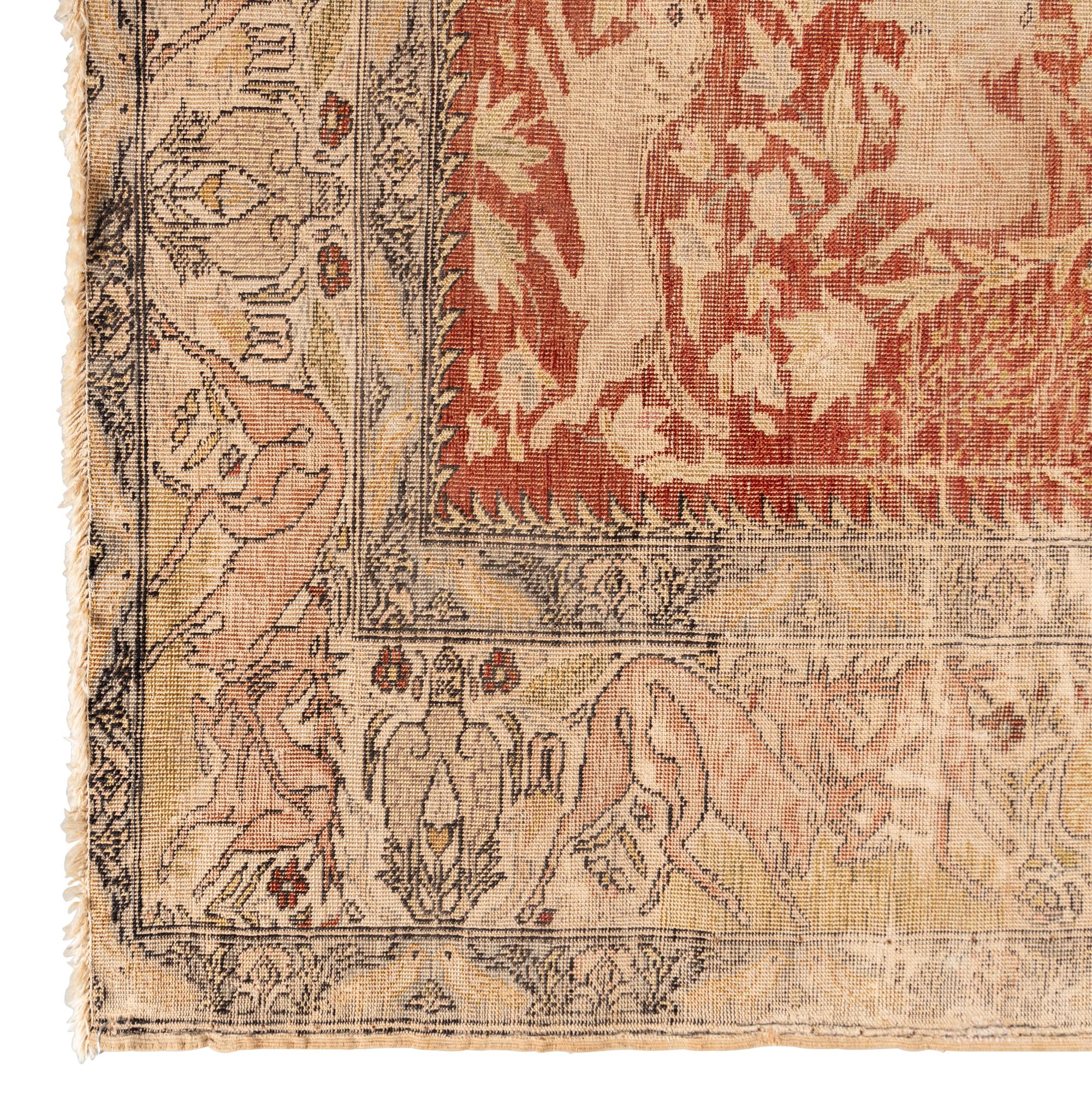 A Kirman Pictorial Prayer Rug