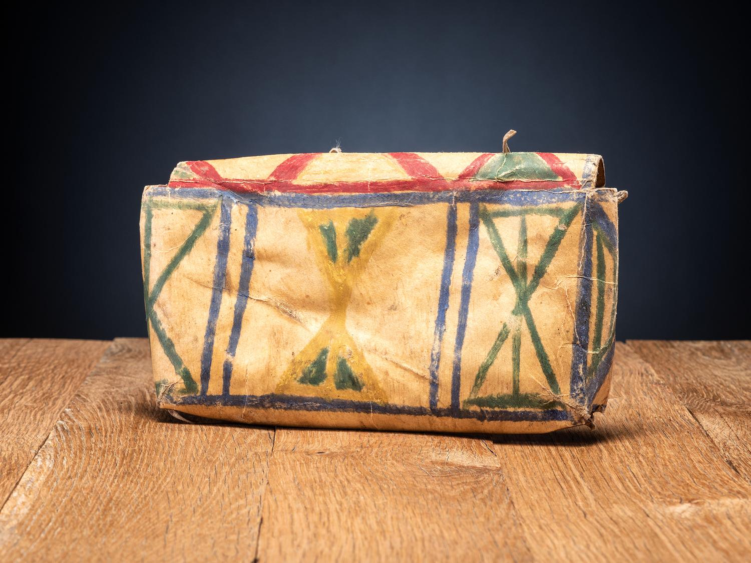 Sioux Painted Parfleche Container