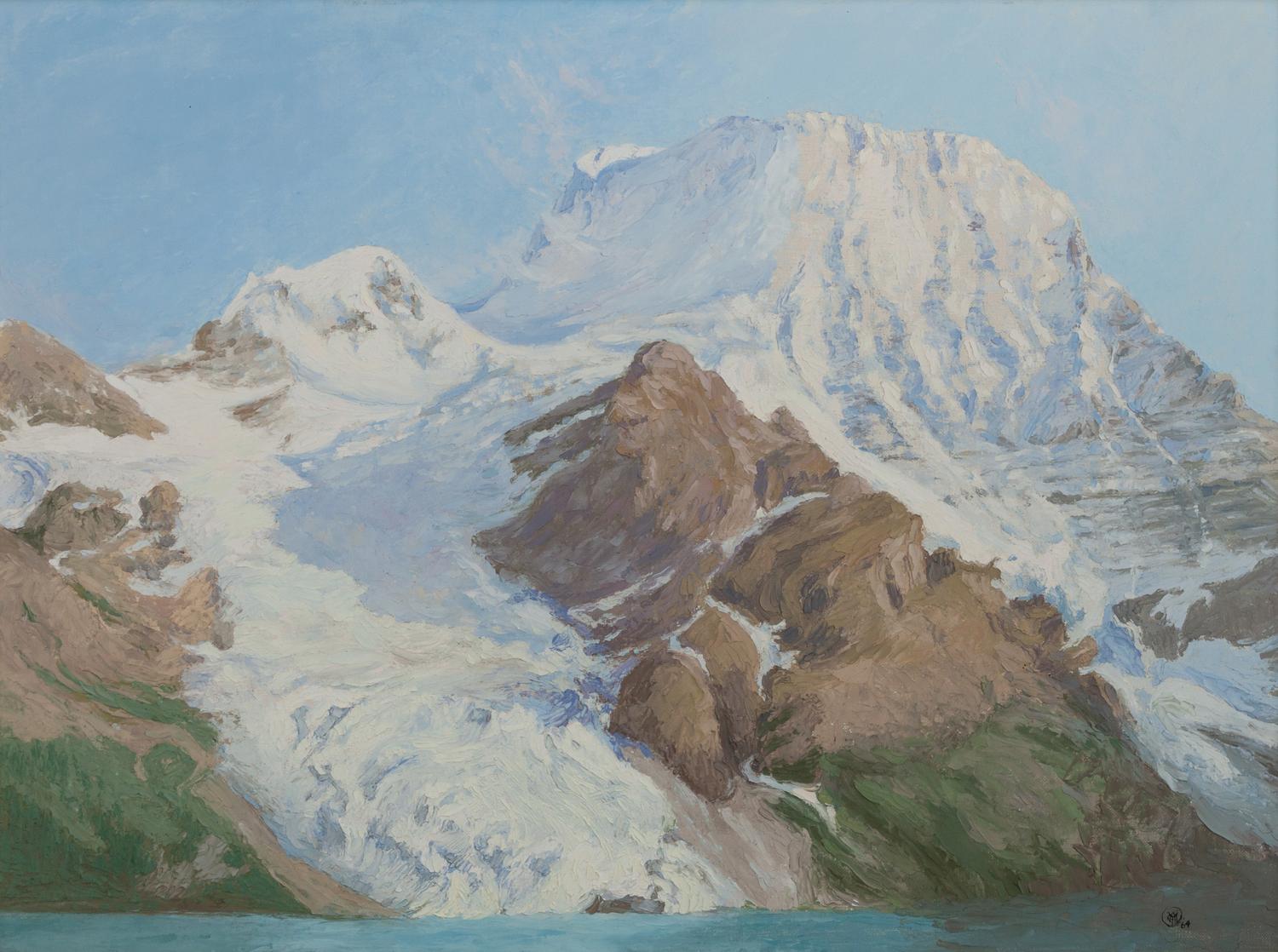 Mt. Robson, The Helmet and Berg Glacier , 1964