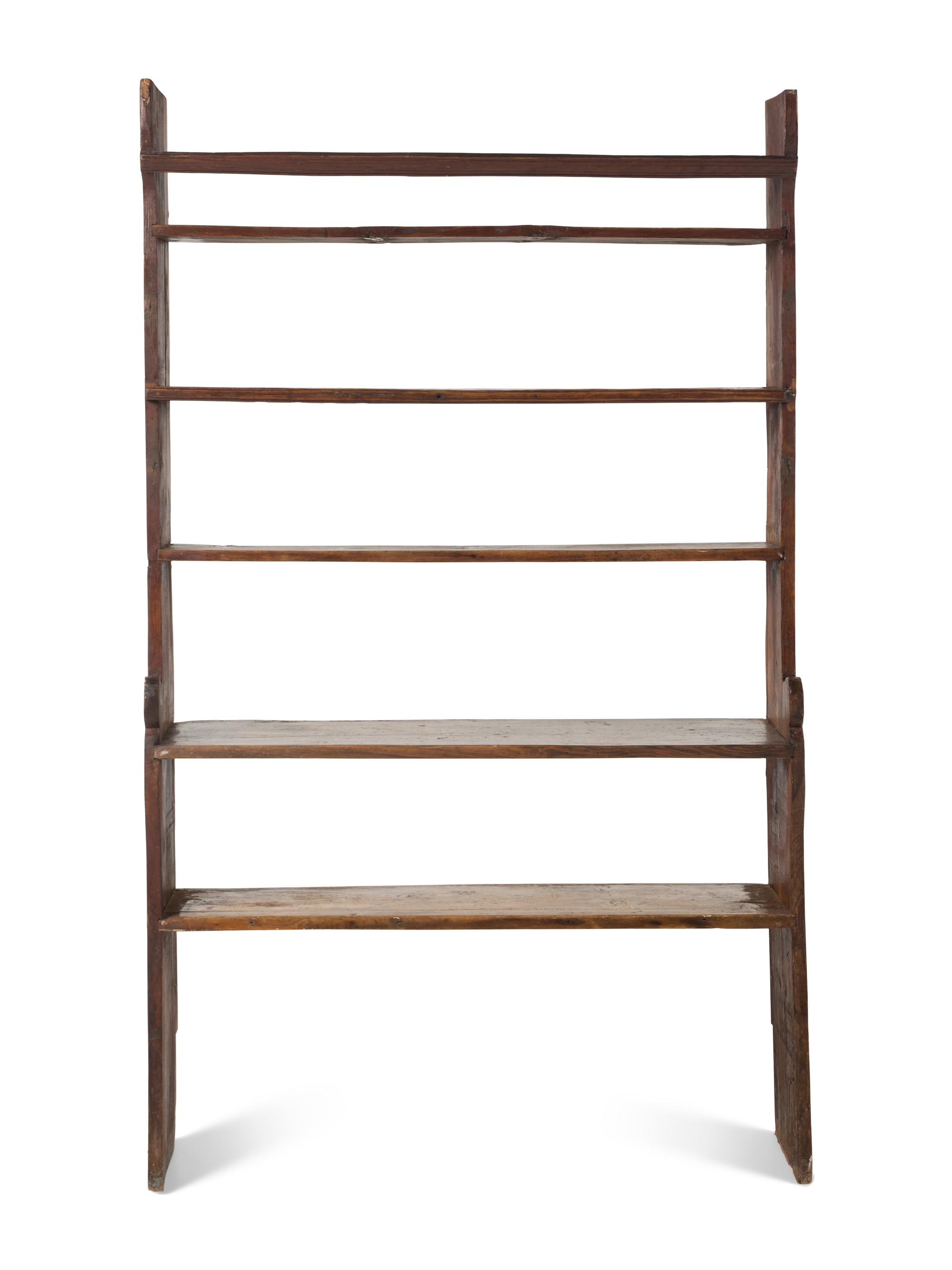 A French Provincial Walnut Étagère