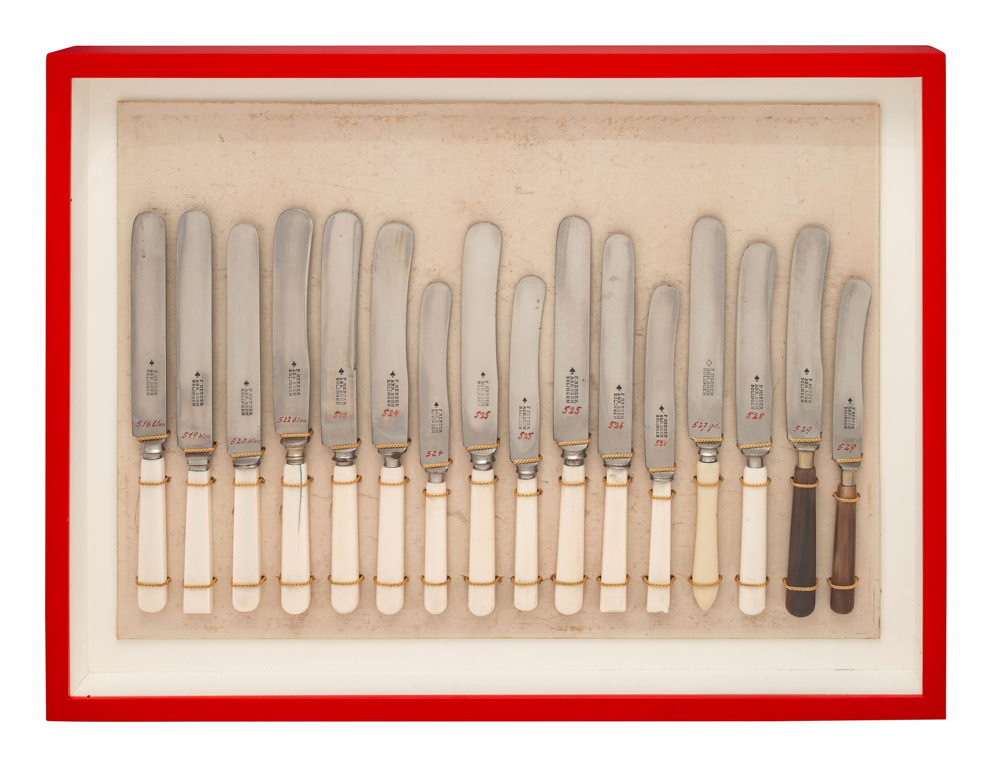 A German Salesman Sample Knife Set