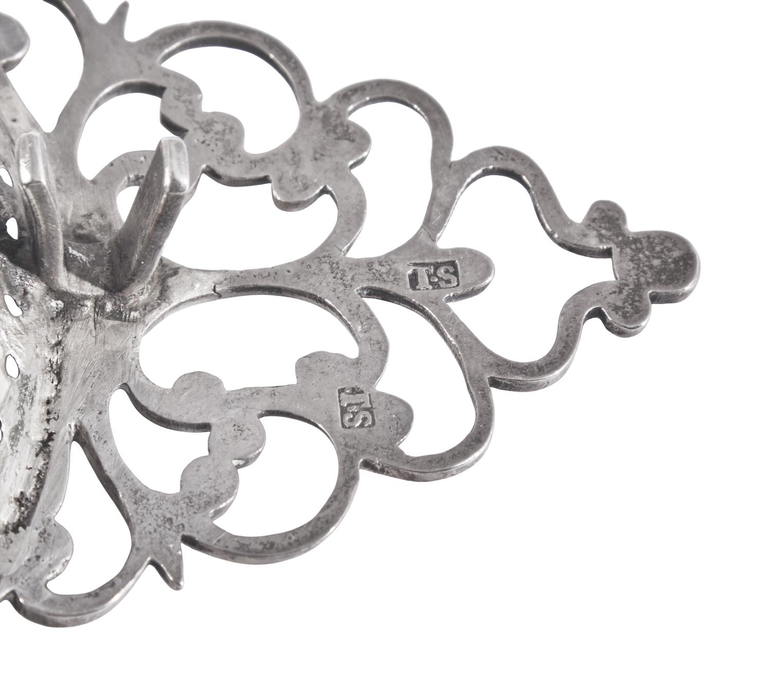 A Silver Tea Strainer