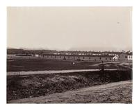 [CIVIL WAR]. Photographer unknown. Distant View of Campbell Hospital, Washington, D.C. 1862-1865.