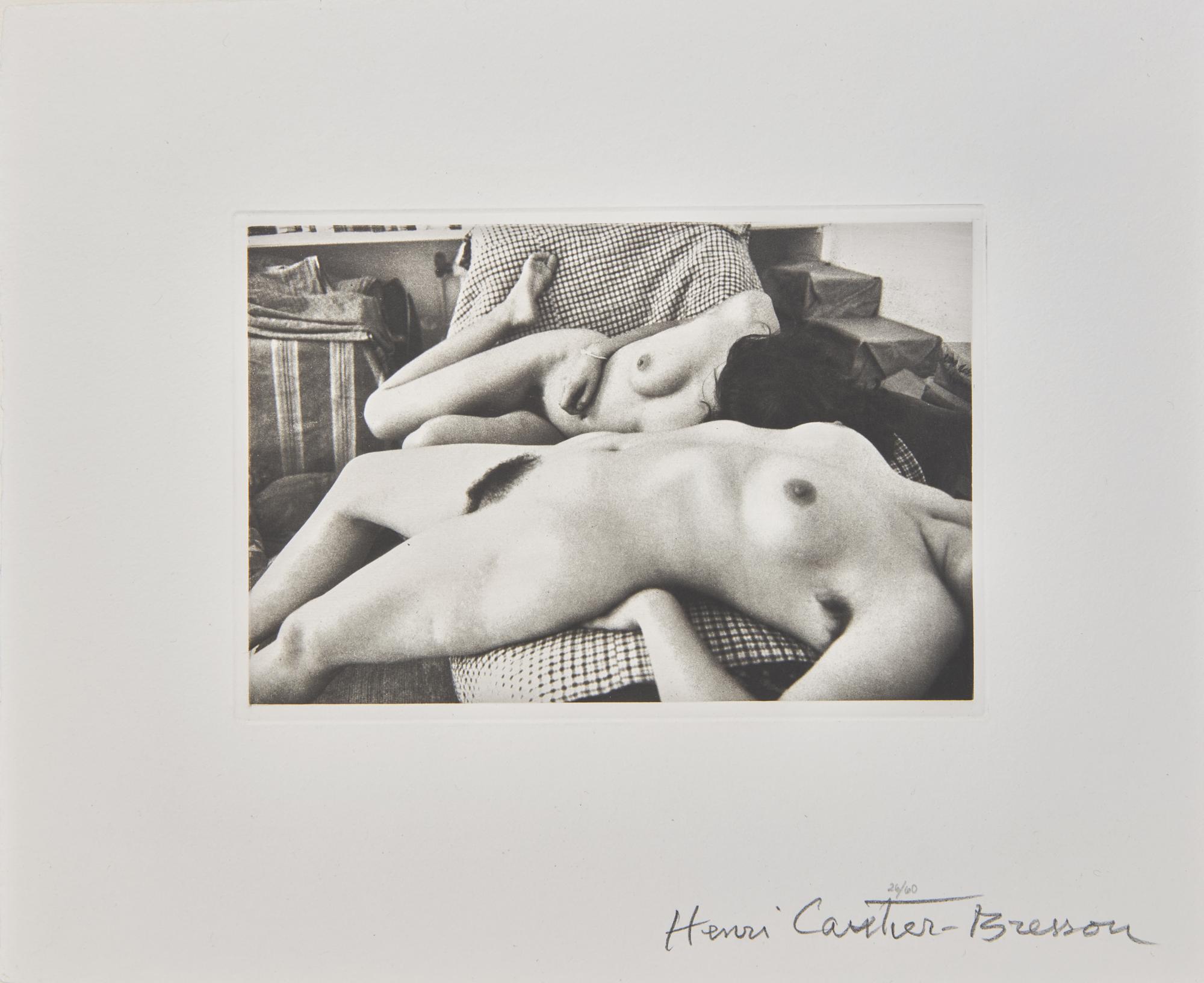 Cartier-Bresson, Henri (1908-2004), photographer. -- Baudelaire, Charles (1821-1867). Portfolio for Three Poems from Les Fleurs du Mal. New York: The Limited Editions Club, 1997.