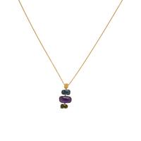 Marco Bicego, 'Murano', Multigem and Yellow Gold Pendant Necklace