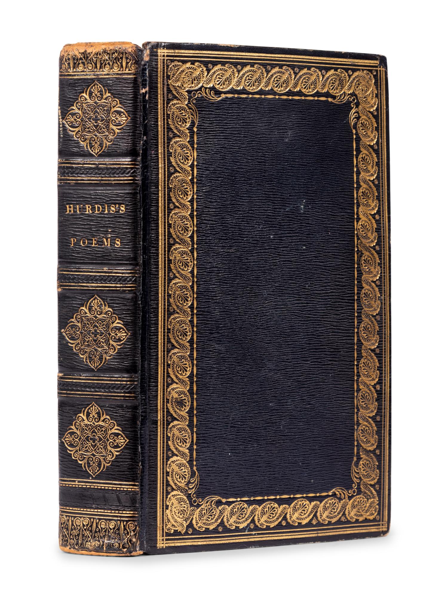 [FORE-EDGE PAINTING]. HURDIS, James. The Village Curate, and Other Poems . Chiswick: Charles Wittingham, 1810.