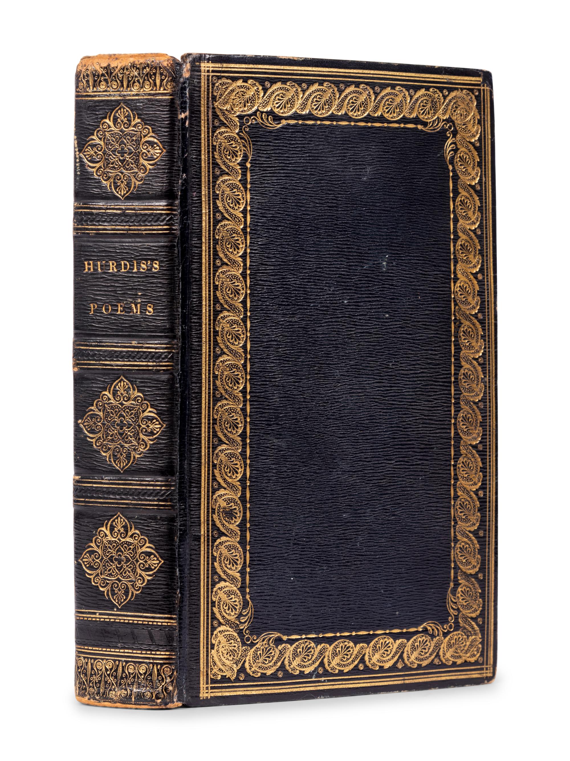 [FORE-EDGE PAINTING]. HURDIS, James. The Village Curate, and Other Poems . Chiswick: Charles Wittingham, 1810.