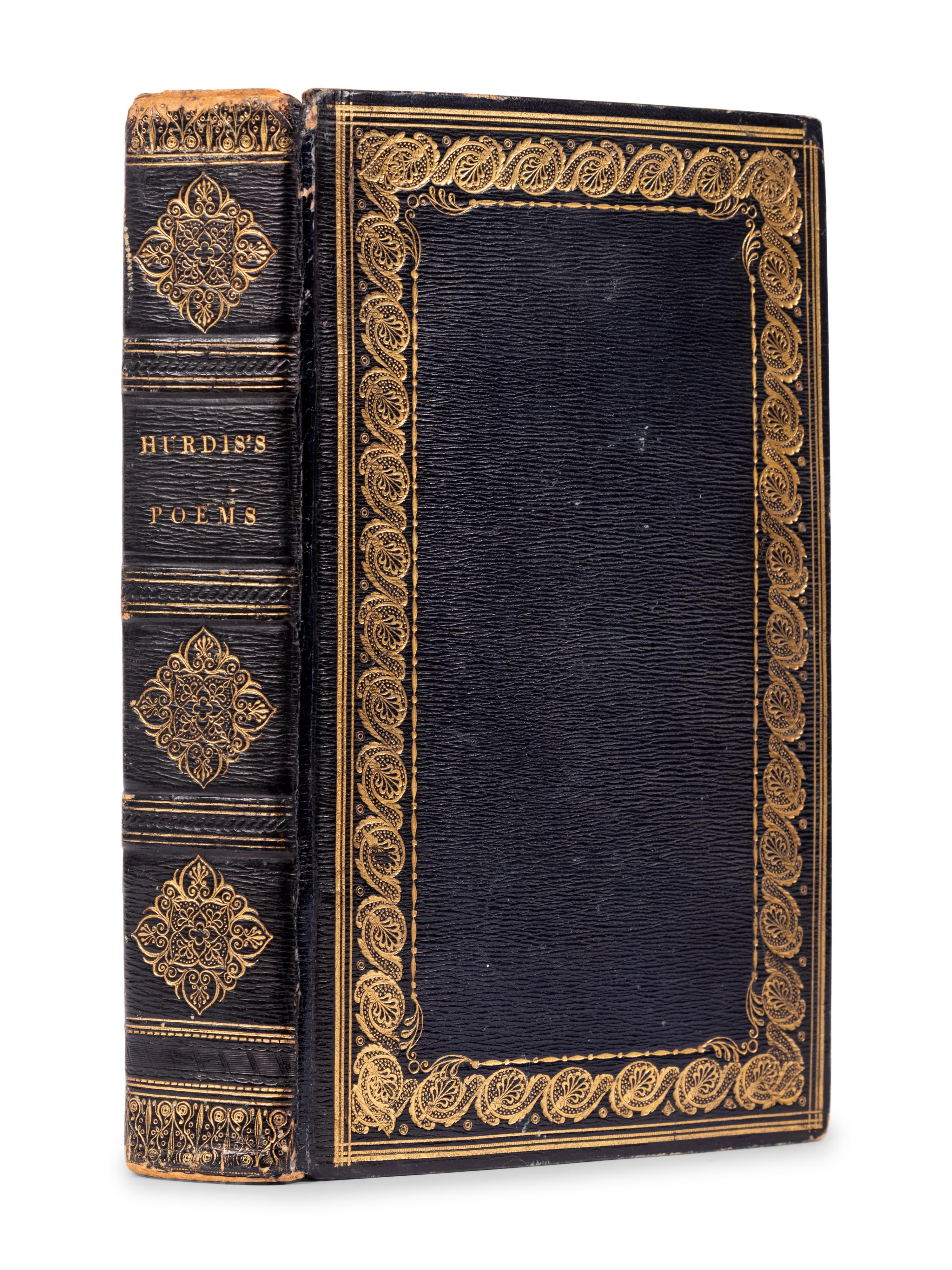 [FORE-EDGE PAINTING]. HURDIS, James. The Village Curate, and Other Poems . Chiswick: Charles Wittingham, 1810.