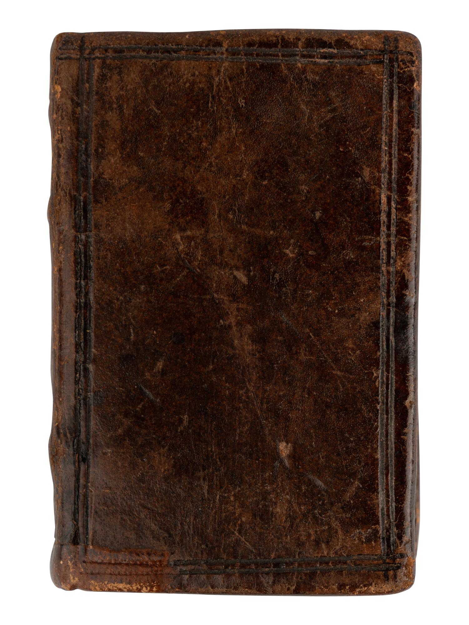 [MINIATURE BOOK]. CICERO, Marcus Tullius (106-43 B. C. E.). M. Tullii Ciceronis de Officiis Libri Tres . [Antwerp]: Platiniana Raphelengi, 1610.