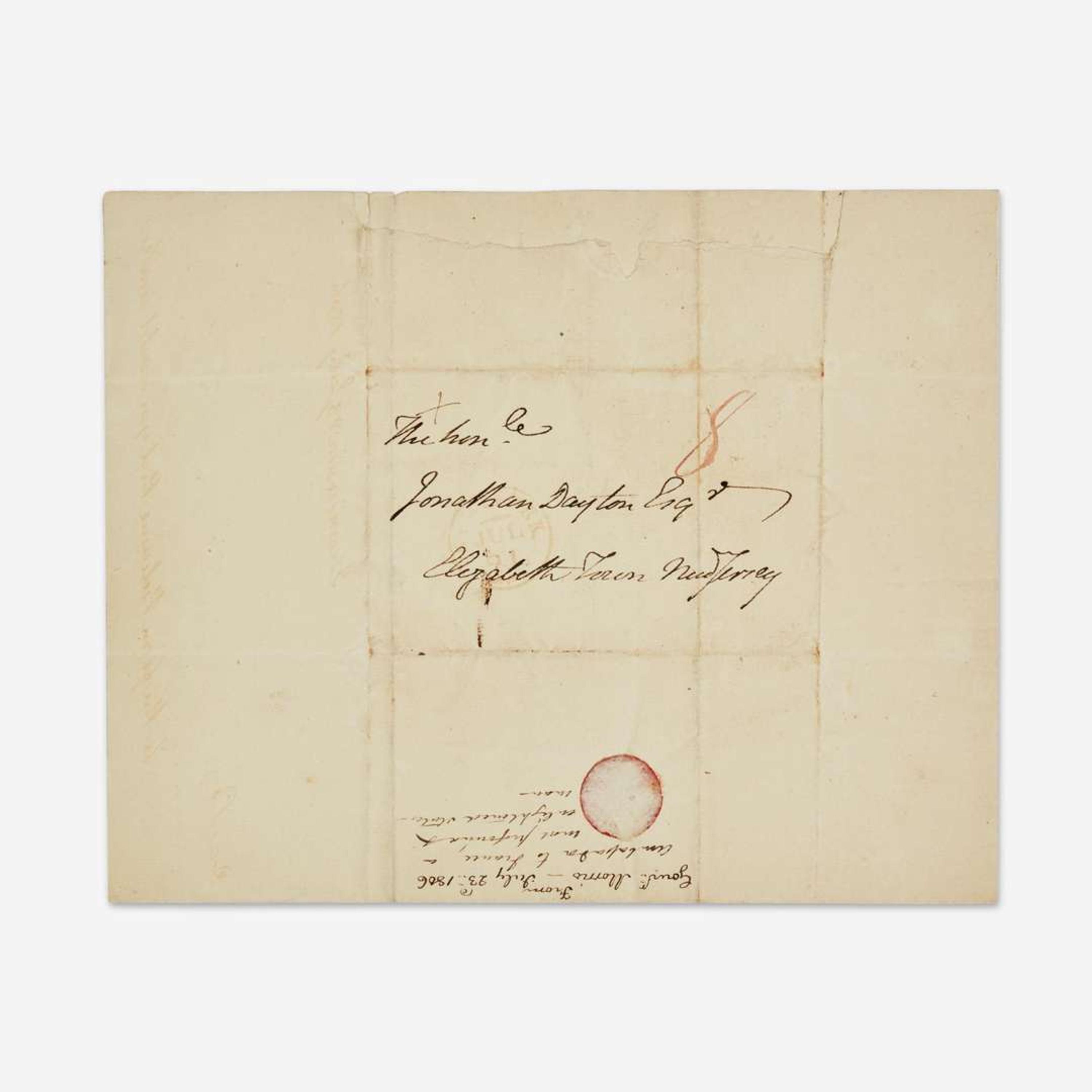 [Americana] [Constitution] Morris, Gouverneur Letter, signed