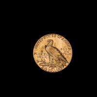 A United States 1929 Indian Head $2.50 Gold Coin
