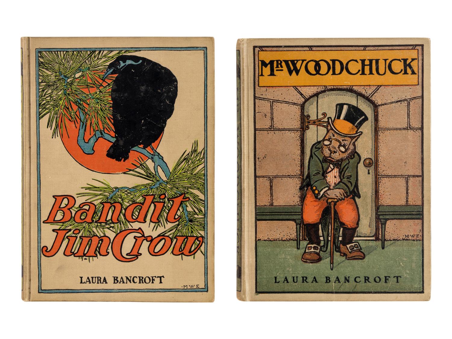 [CHILDREN'S BOOKS]. BAUM, L. Frank ("Laura Bancroft") (1856-1919). [The Twinkle Tales Series:] Mr. Woodchuck -- Bandit Jim Crow -- Prairie-Dog Town -- Prince Mud-Turtle -- Sugar-Loaf Mountain -- Twinkle's Enchantment . Chicago: Reilly & Britton Co., 1906.