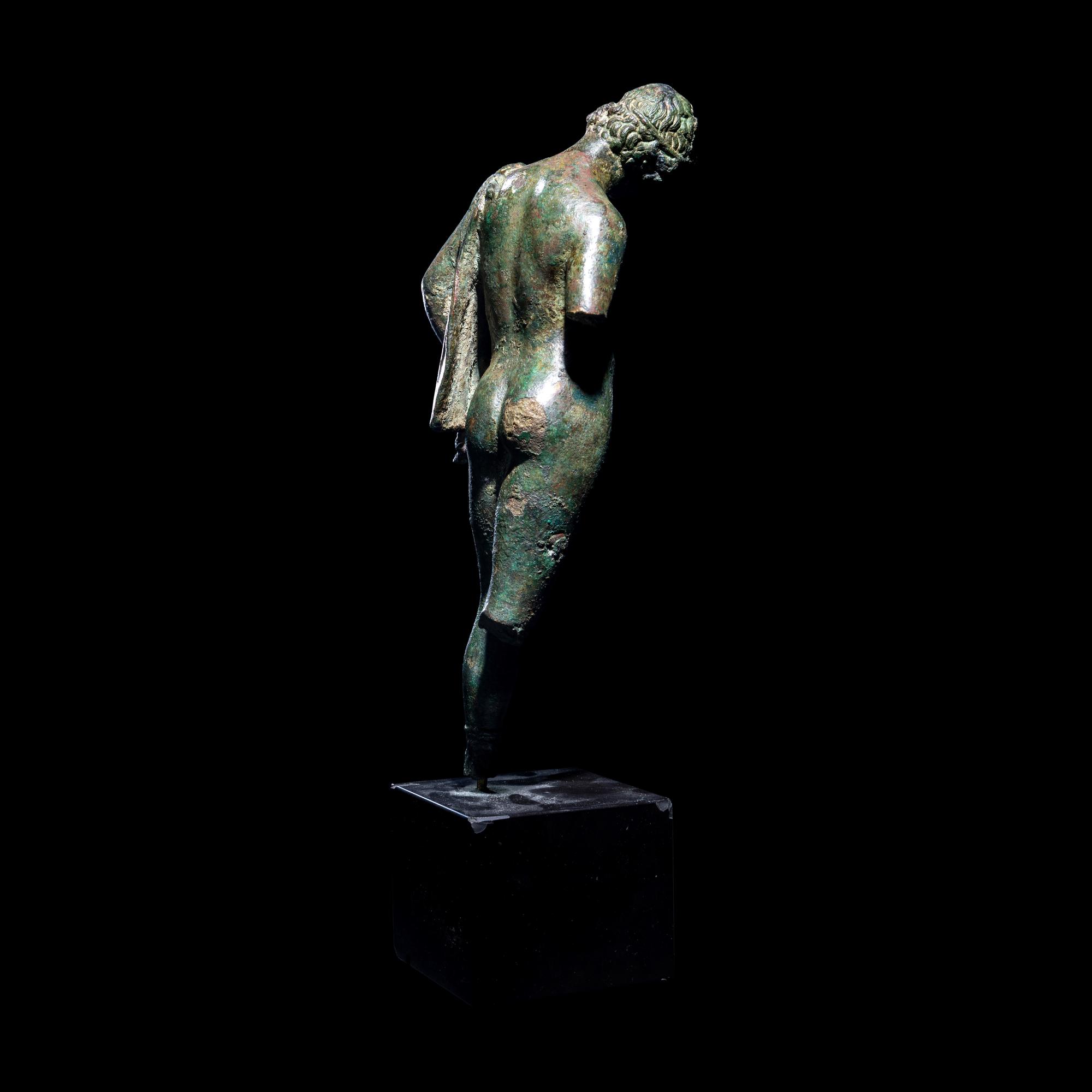 A Roman Bronze Narcissus or Dionysus