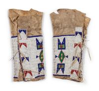 Sioux Child's Beaded Hide Leggings