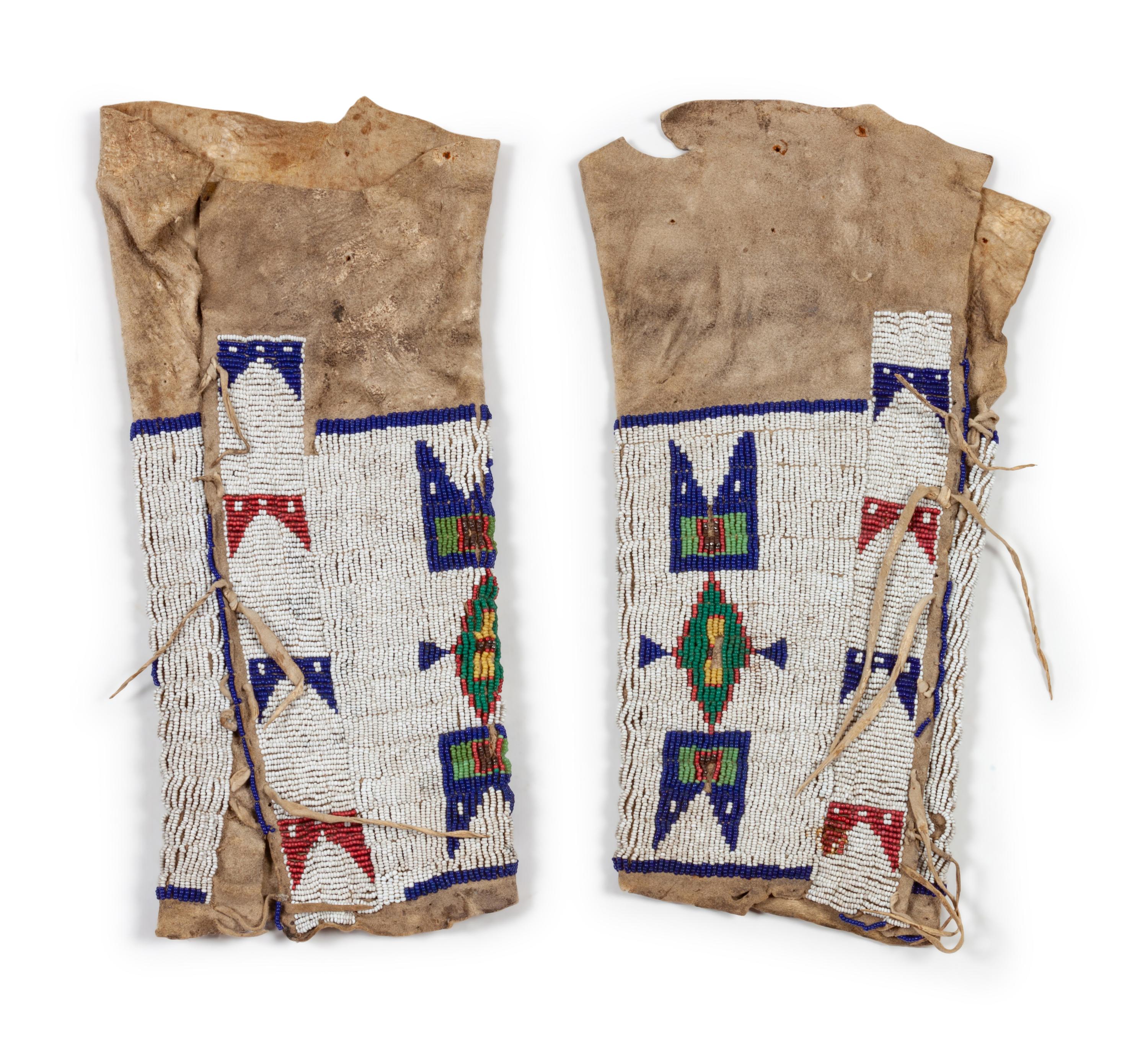 Sioux Child's Beaded Hide Leggings