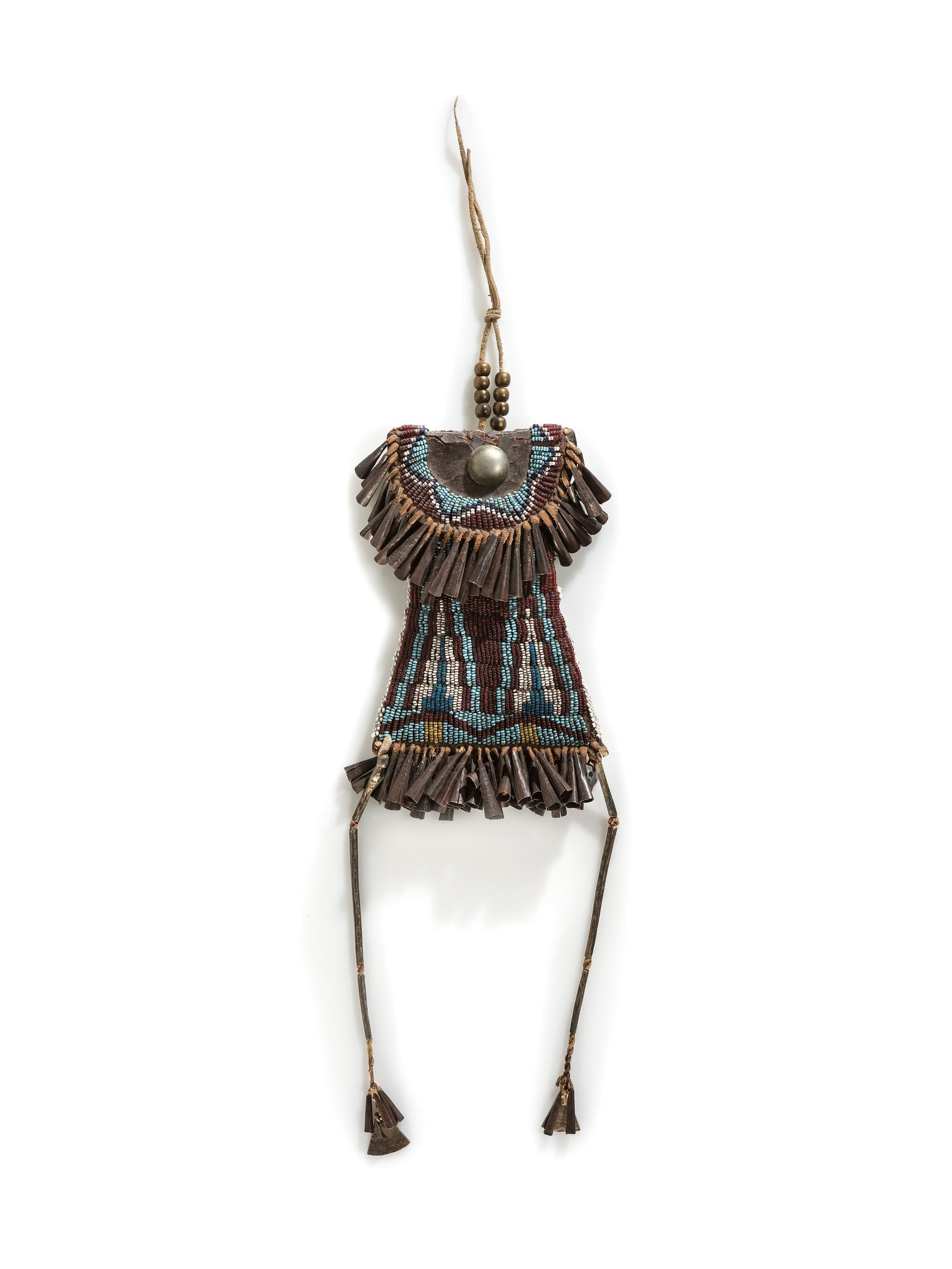 Cheyenne-Arapaho Beaded Strike-a-Light Bag