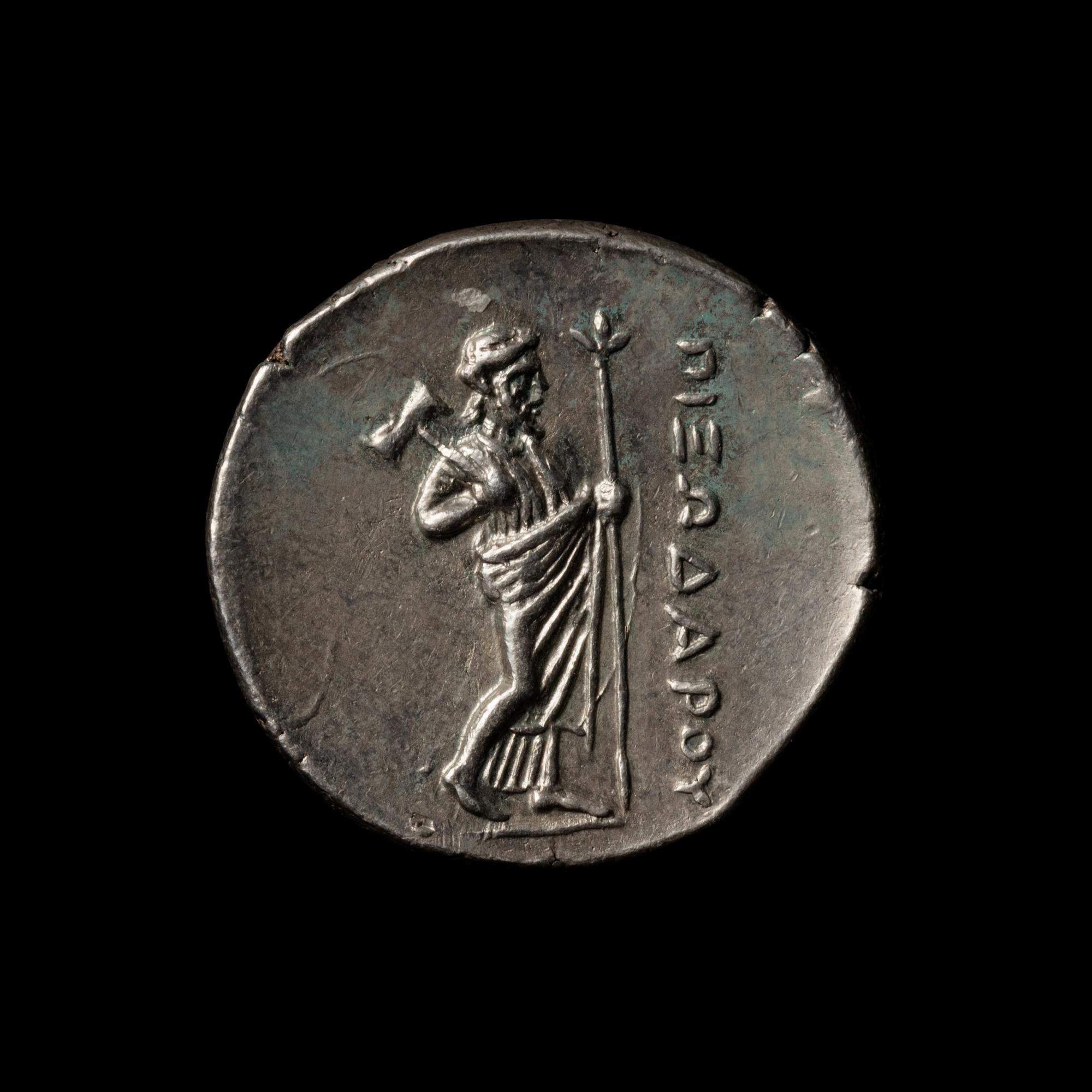 [ANCIENTS] CARIAN SATRAPS. Pixodaros (340-334 BC). Ar Didrachm. (7.0 g, 20mm)