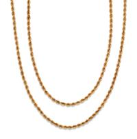 COLLECTION OF YELLOW GOLD CHAIN NECKLACES