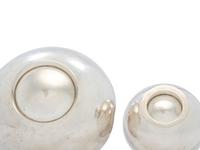 Two Tiffany and Co. Silver Footed Bowls