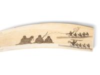 Iñupiaq Carved and Decorated Cribbage Boards