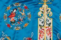 Three Chinese Silk Embroidered Lady's Articles