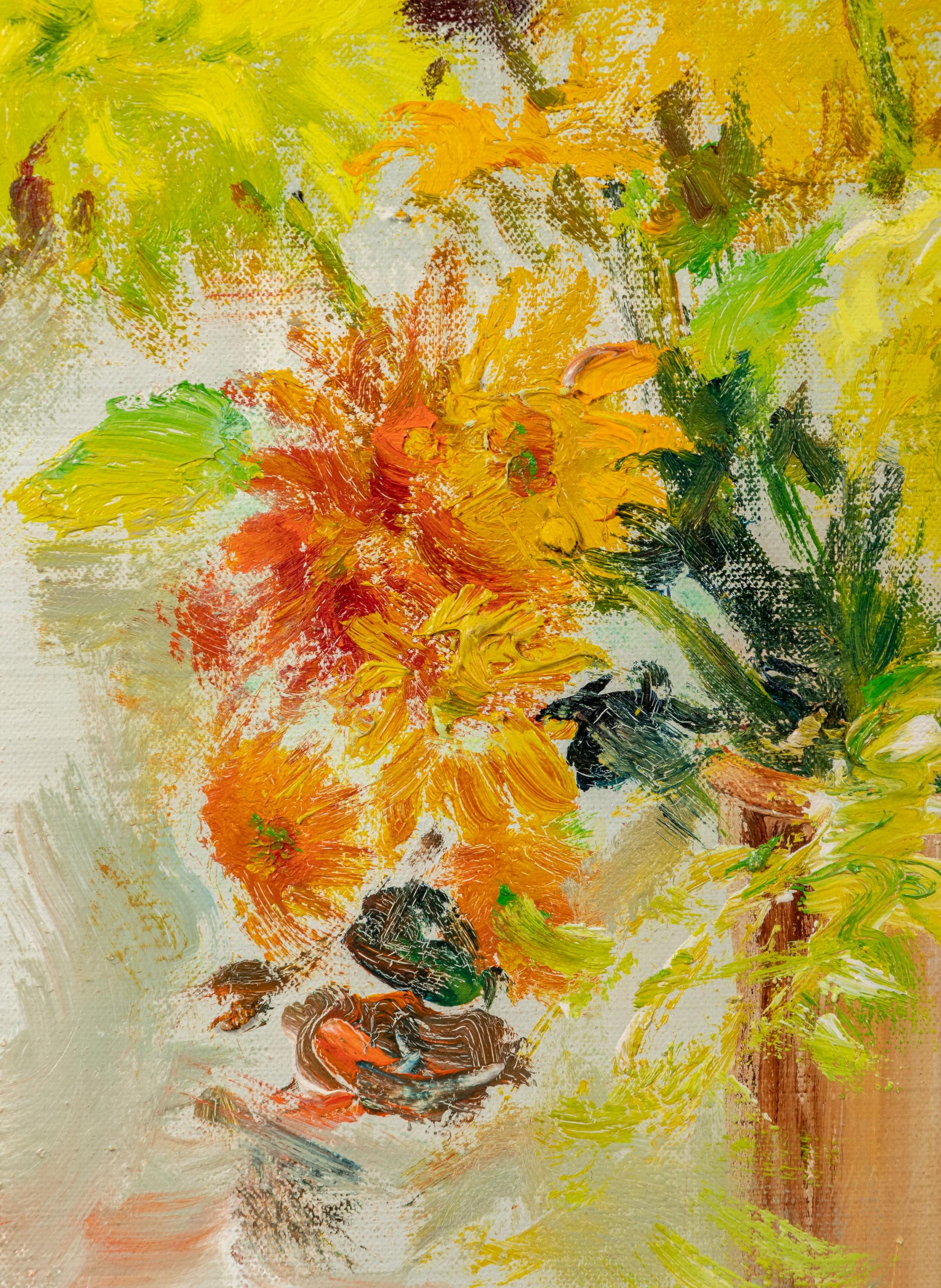 Les Dahlias Jaunes