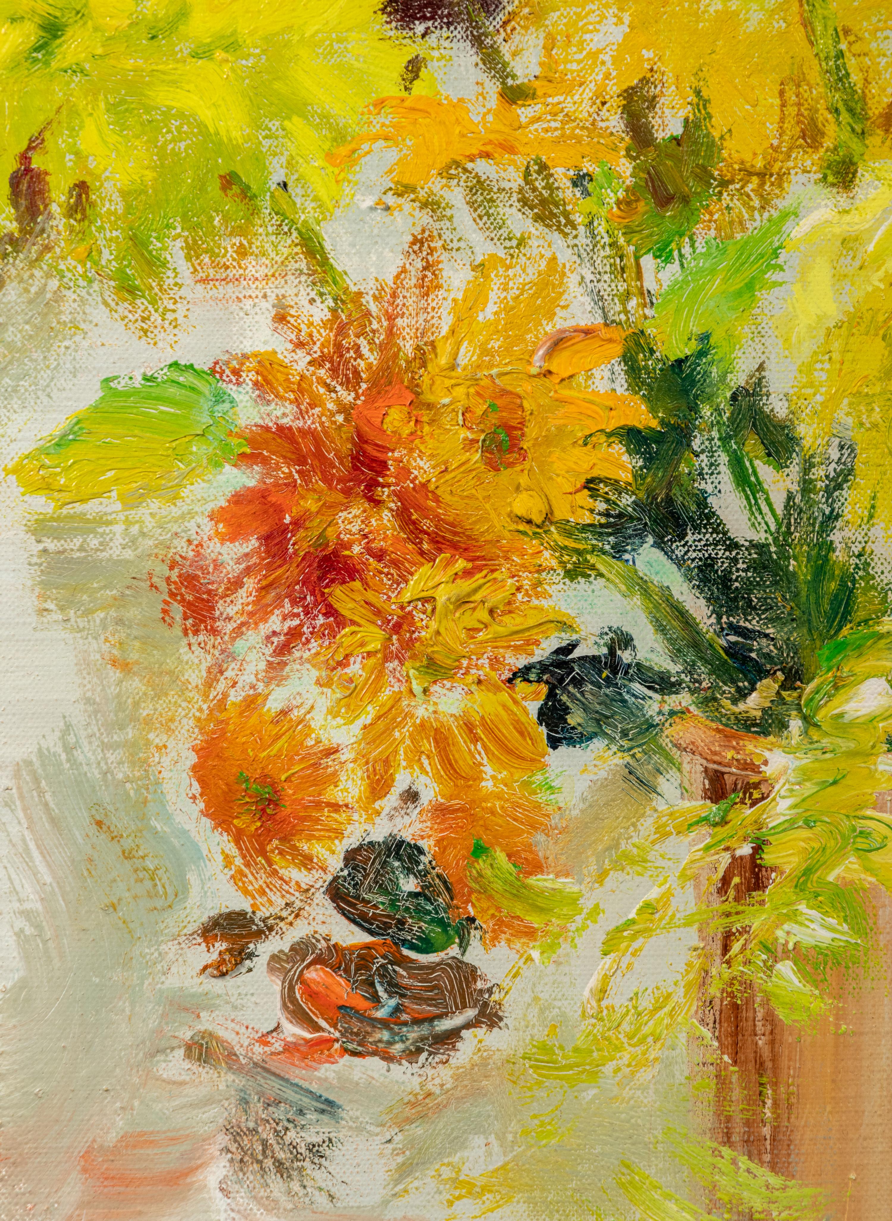 Les Dahlias Jaunes